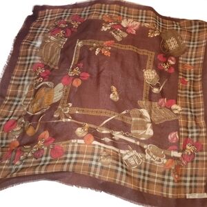 Betmar Plaid Fall Print Scarf